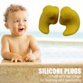thumbnail image 3 of Tapones para Los Oídos Natación Buceo Silicona Suave Adultos () Amarillo, 3 of 6