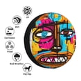 thumbnail image 5 of XMXY Expressionism Abstract Splash Design Spare Tire Cover, Universal Waterproof Cover for Jeep RV Tire Wheel Protection, 17 inch, 5 of 8
