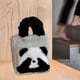 thumbnail image 5 of Bolso de peluche de panda con dibujos animados, bonito y multiusos, suave y de peluche para citas. gris, 5 of 7