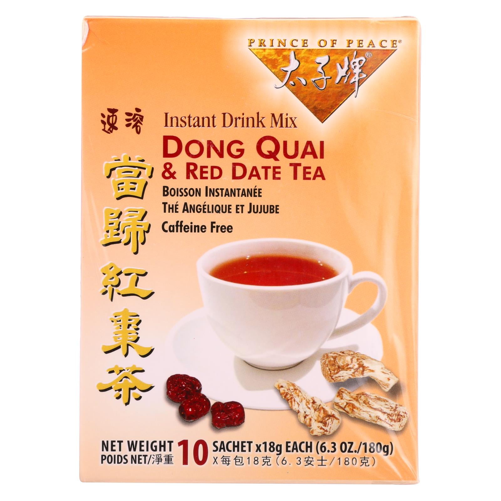 Prince of Peace Tea Herbal Dong Quai and Red Date 10 Bags