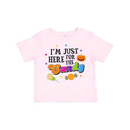 

Inktastic Im Just Here for the Candy Gift Toddler Boy or Toddler Girl T-Shirt