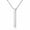 Silver Bar(No engraving), variant on Engraving Personalized Square Bar Custom Name Necklace Stainless Steel Pendant-Gold Bar