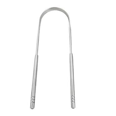 Tongue Scraper Cleaner Stainless Steel Dental Fresh Breath Cleaning Or.-NEW