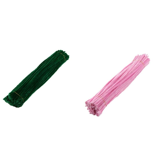 DIY Solid Stem Set Pipe For Cleaners 100PC Crafts Arts Decorations Tools Home Improvement Office cabinet
