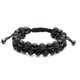 thumbnail image 1 of Pulsera difusora de aceites esenciales para aromaterapia, piedra de roca de Lava de 8mm para hombres y mujeres, cuerda trenzada, pulseras de cuentas de Yoga de piedra Natural, 1 of 4