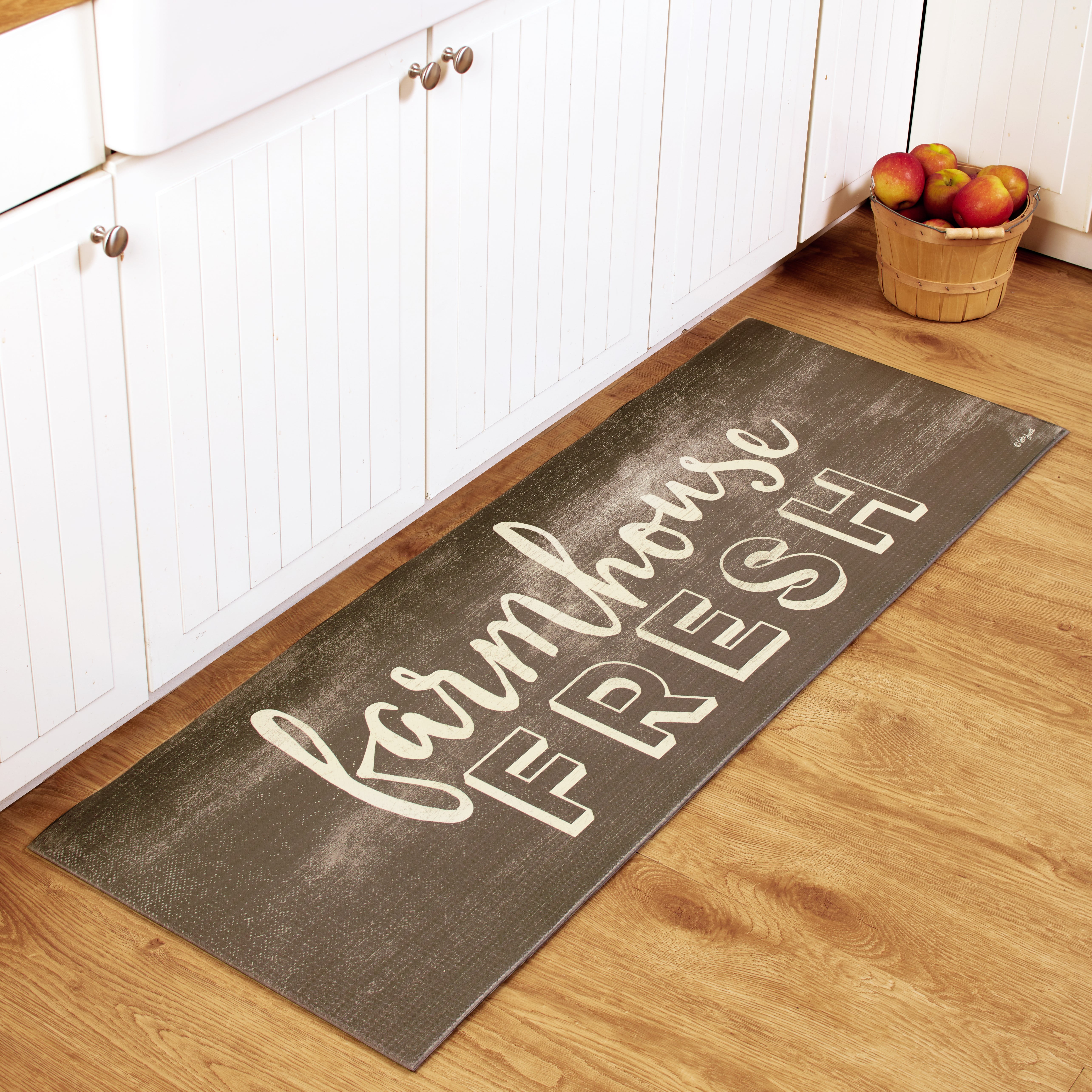 2 Pcs Kitchen Mat Rubber Backing Doormat Runner Rug Set 15x47in & 15x23in for sale online 