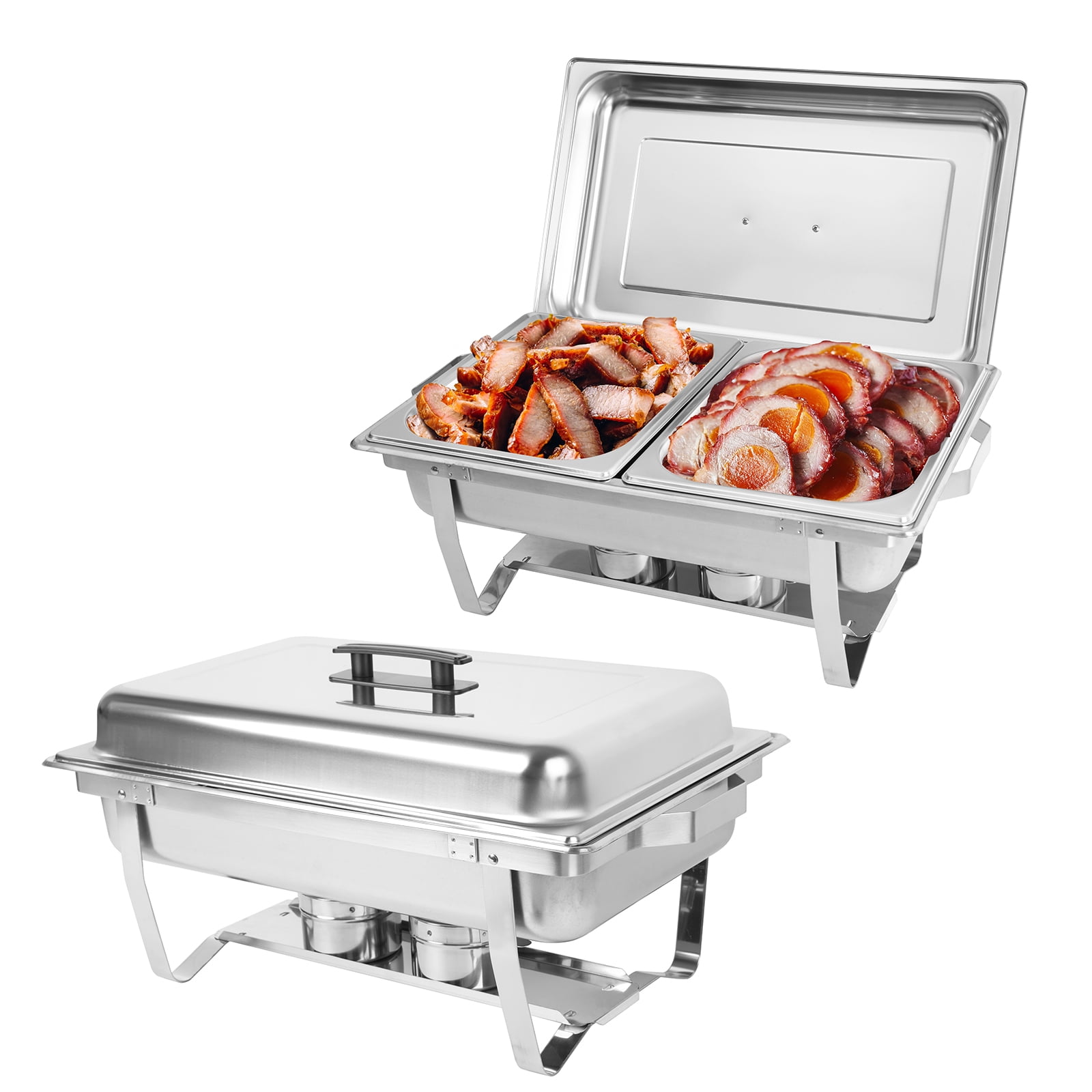 IMACONE Chafing Dish Buffet Chafer Set 2 Packs 8 Qt. Foldable