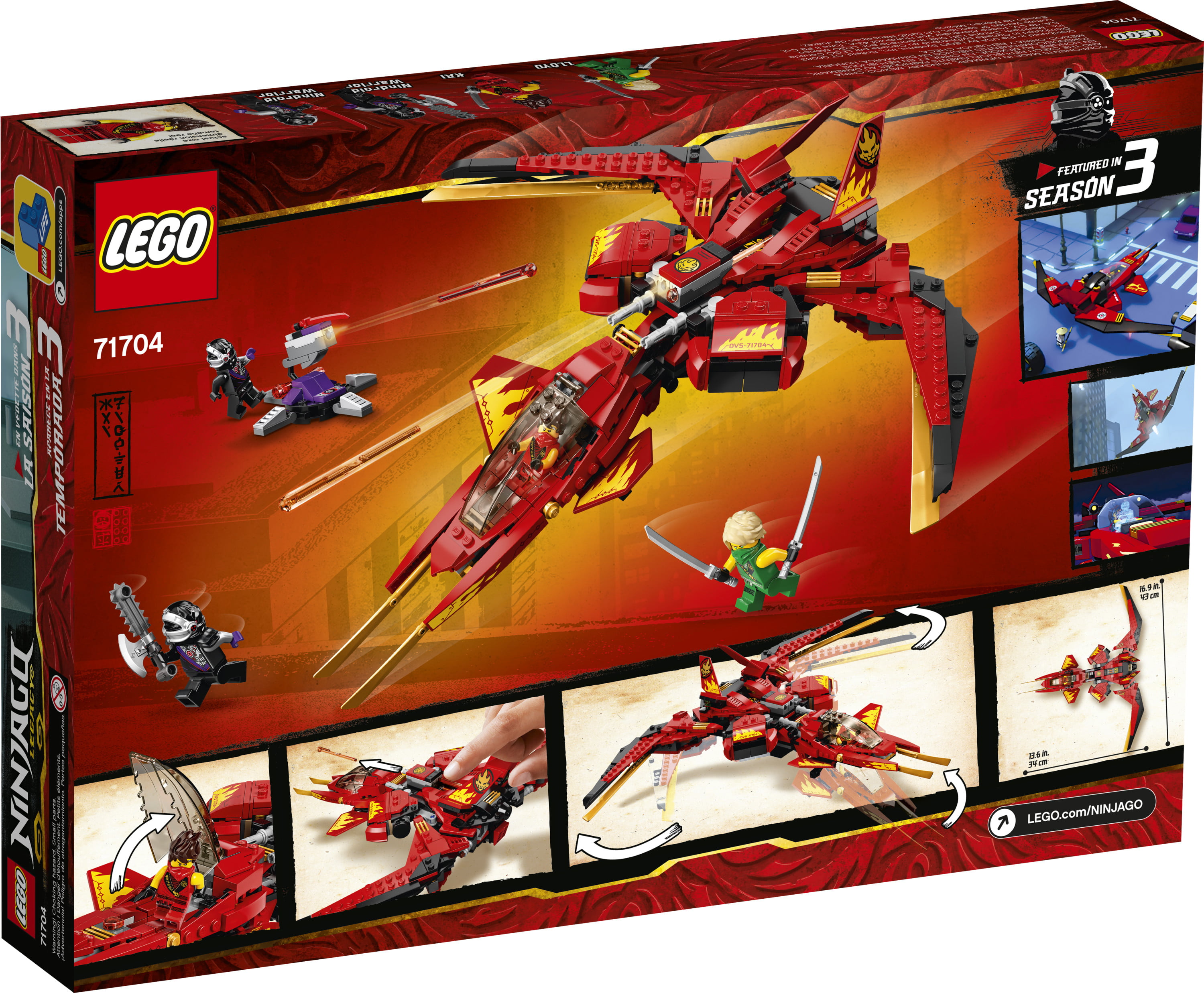 LEGO Kai Fighter Ninjago for sale online 71704 