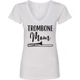 thumbnail image 3 of Inktastic Trombone Mom Band Parent Women's V-Neck T-Shirt, 3 of 5