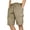 Kaki, variante sur cllios Shorts Cargo pour Hommes - Shorts de Sport Décontractés en Coton avec Cordon de Serrage et Taille Élastique, avec 5 Poches