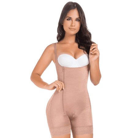 

MariaE Fajas Colombianas Post-Op Stage 1 Open Bust Shapewear Bodysuit