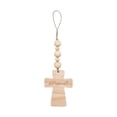 thumbnail image 2 of Intertwined Jute Rope Bead Rural Style Unique Wood Color Tassel Bead Hanging Decoration Home Embellishment Pendant, 2 of 6