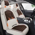 thumbnail image 4 of Cojín de asiento de coche con dibujos animados universales para las cuatro estaciones, completamente rodeado por una funda de lino, 4 of 5
