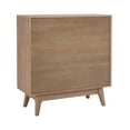 thumbnail image 4 of Powell Nixon 3-Tier Bookcase with 2 Sliding Door Panels, Natural, 4 of 13