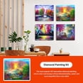thumbnail image 5 of KEESIN 4 PCS 5D Diamond Painting Kits for Adults Forest Scenery Full Drill Diamond Art Kits Crystal Rhinestone Embroidery Art for Home Wall Decoration 12x16 inch, 5 of 7