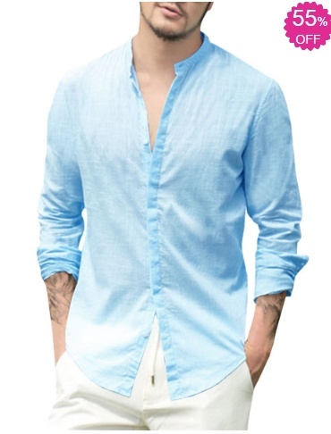 Shirts Casual Luxury Slim 