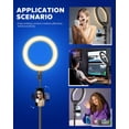 thumbnail image 5 of Kaiess 10.2 Selfie Ring Light with 65 Adjustable Tripod Stand & Phone Holder for Live Stream/Makeup, Upgraded Dimmable LED Ringlight for Tiktok/YouTube/Zoom Meeting/Photography, 5 of 5
