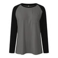 thumbnail image 4 of Kogui Womens Oversized Long Sleeve T Shirts 2025 Basic Crewneck Tee Fall Tops Casual Workout Y2K Clothes (Grey,M), 4 of 5