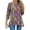 Multicolour Floral, variant on Fantaslook Plus Size Women Tunic Tops 3/4 Sleeve Dressy Casual Blouses Loose Flowy Floral Shirts