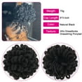 1 Piece Curly Ponytail Drawstring Bun Petal Bun Braided Ponytail