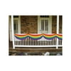 Party Decoration Rainbow Fabric Bunting 5 10" - 6 Pack (1/package)