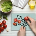 thumbnail image 4 of Hope Cutting Board, Hand Drawn Monochrome Inspirational Lettering Words Composition, Decorative Tempered Glass Cutting and Serving Board, Small Size, Black and White, by Ambesonne, 4 of 5