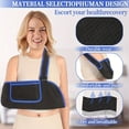 thumbnail image 2 of Adjustable Arm Sling Shoulder Immobilizer-Rotator Cuff Support Brace for Men & Women-Comfortable Medical Sling for Shoulder Injury,Broken,Dislocated,Fracture,Strain,Left and Right Arm Compatibility, 2 of 6