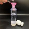 thumbnail image 4 of ZHAOCHENG Embudos rellenables para envases cosméticos, embudos para llenar botellas de loción, aceites esenciales, lociones, champú, productos de limpieza, rosa, transparente, azul, 4 of 5