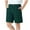 Green, variant on Plebaso Summer Shorts for Kids Elastic Waist Pull on Boys Girls Solid Color Casual Shorts with Pockets