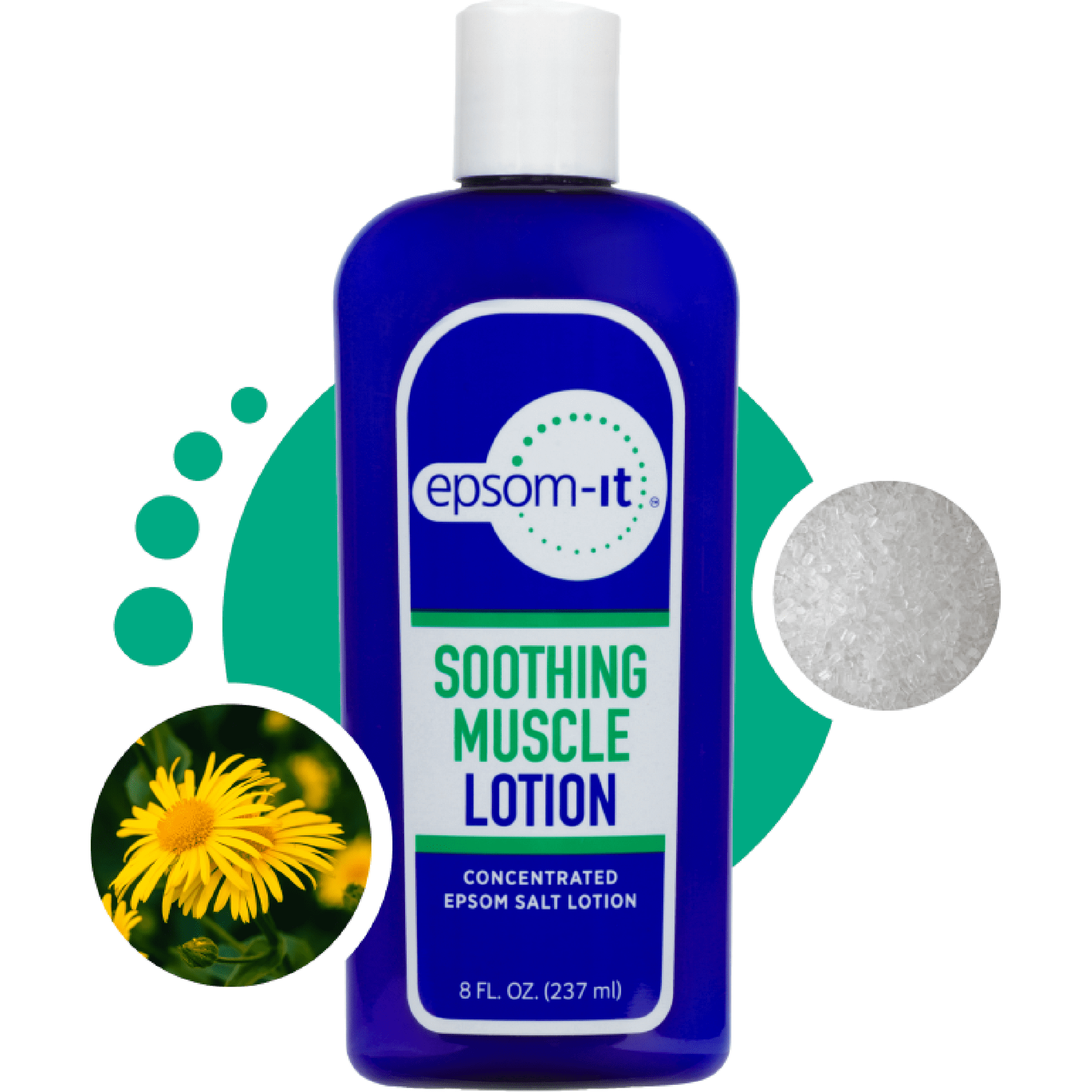 Epsom-It Soothing Muscle Lotion with Magnesium Sulfate and Arnica, 8 oz