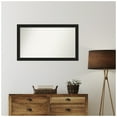 thumbnail image 2 of Amanti Art Custom Wall and Bathroom Mirror (23.25 x 39.25 in.), Midnight Black Narrow Frame, 2 of 7