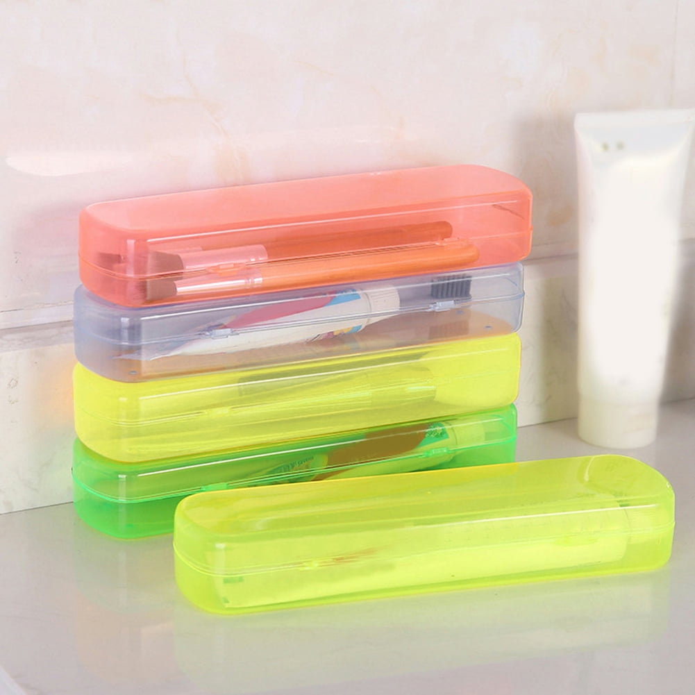 Lapfoon Portable Toothbrush Holder Toothbrush Storage Container for Manual Toothbrush Travel Toothbrush Case 