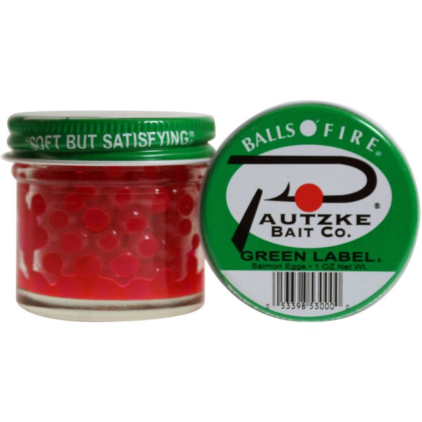 Pautzke Balls O’ Fire Salmon Eggs Green Label 1 oz