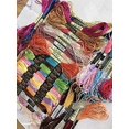 thumbnail image 1 of KTS 30/50/100/500 skeins Silk Embroidery Embroidery Thread Silk Floss Handmade Embroidery Cross Stitch Threads - ( Color: 200 Skeins ), 1 of 6