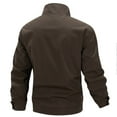 thumbnail image 2 of RXMEKW Windproof Baseball Jacket For Men With Hood And Zipper Closure Polyester Workwear Casual Outerwear Long Sleeve, 2 of 4