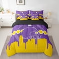 thumbnail image 3 of 7 Pcs Comforter Set Full Size,Football Bed in a Bag with Flat Sheet and Fitted Sheet and Adults,Football City Bedding Set with Pillowcase and Sham(Minnesota), 3 of 5