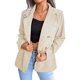 thumbnail image 2 of Abrigo informal, chaqueta con botones, diseño reversible, chaqueta con botones, abrigo con botones, confiable y duradero, 2 of 5