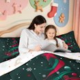 thumbnail image 5 of Manfei Cute Snowflake 7 Pieces Full Size Bedding Sets,Christmas Winter Festive Full Size Bed in a Bag,Xmas Reversible, 5 of 7