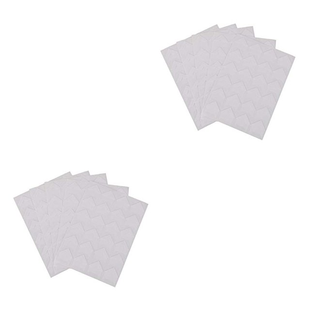 Inteprter 5Sheets Foto Esquinas Autoadhesivo Pegatinas, Foto Montaje Papel Esquina blanco 2piezas Inteprter CBP073106