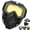 Yellow, variant on Detachable Full Face Goggle Mask – Full Face Protection, Detachable Design, Maximum Visibility for Safety & Work