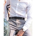 thumbnail image 4 of AWAYTR Ratchet Leather Belt for Men - Genuine Leather Black and Brown Belt for Dress Casual Pants, 4 of 8