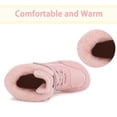 thumbnail image 4 of Cyiecw Toddler Snow Boots Boys Girls Boots Warm Waterproof Outdoor Winter Anti-Slip Kids Toddler Boots (Toddler/Little Kid/Big Kid), 4 of 7
