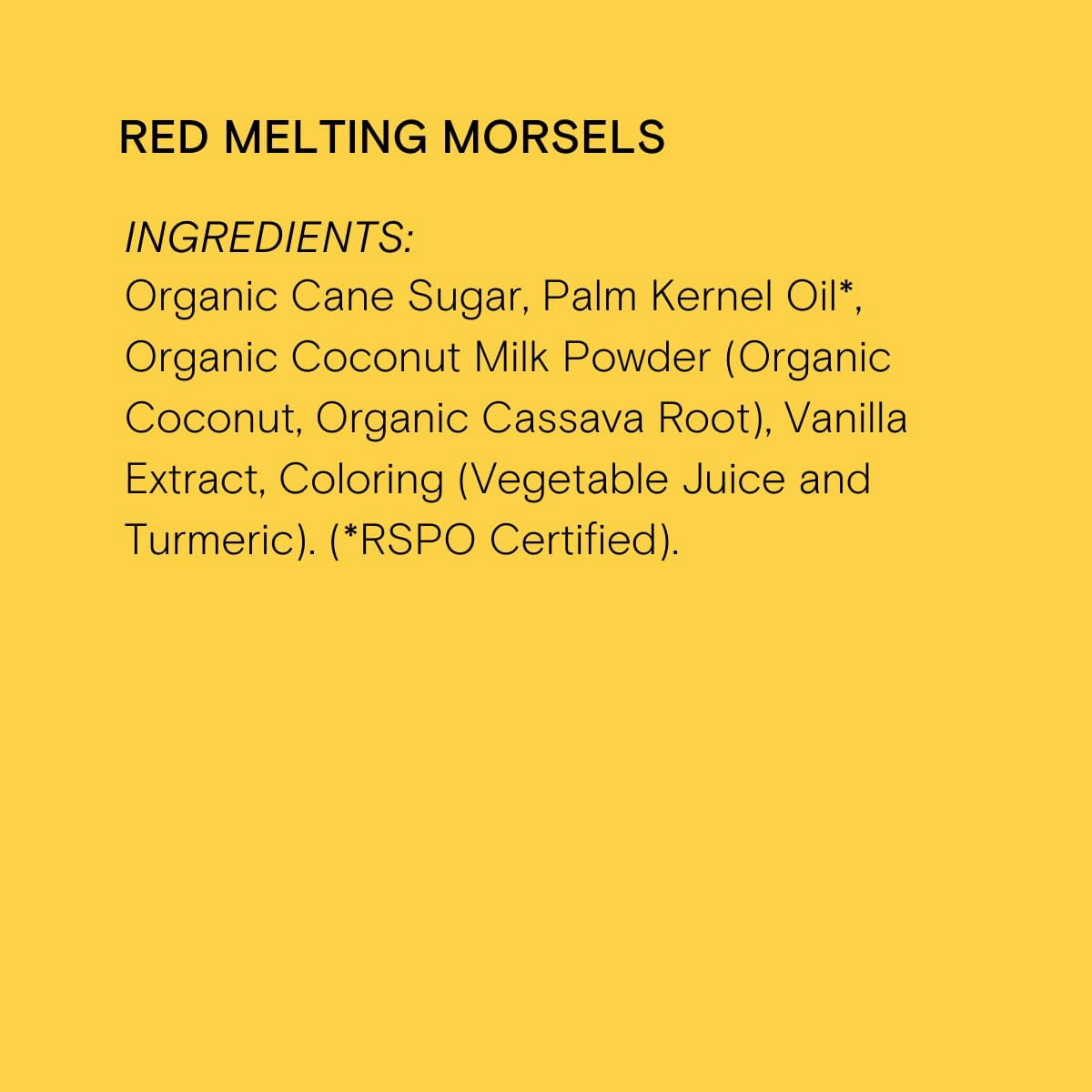 Supernatural Vegan Dye-Free Melting Morsels, Red - Plant-Based, Kosher, No Artificial Colors, 6oz