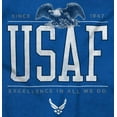 thumbnail image 2 of US Air Force Excellence Bald Eagle Toddler Boy Girl T Shirt Infant Toddler Brisco Brands 6M, 2 of 6