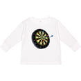 thumbnail image 3 of Inktastic Dart Board Boys or Girls Long Sleeve Toddler T-Shirt, 3 of 5