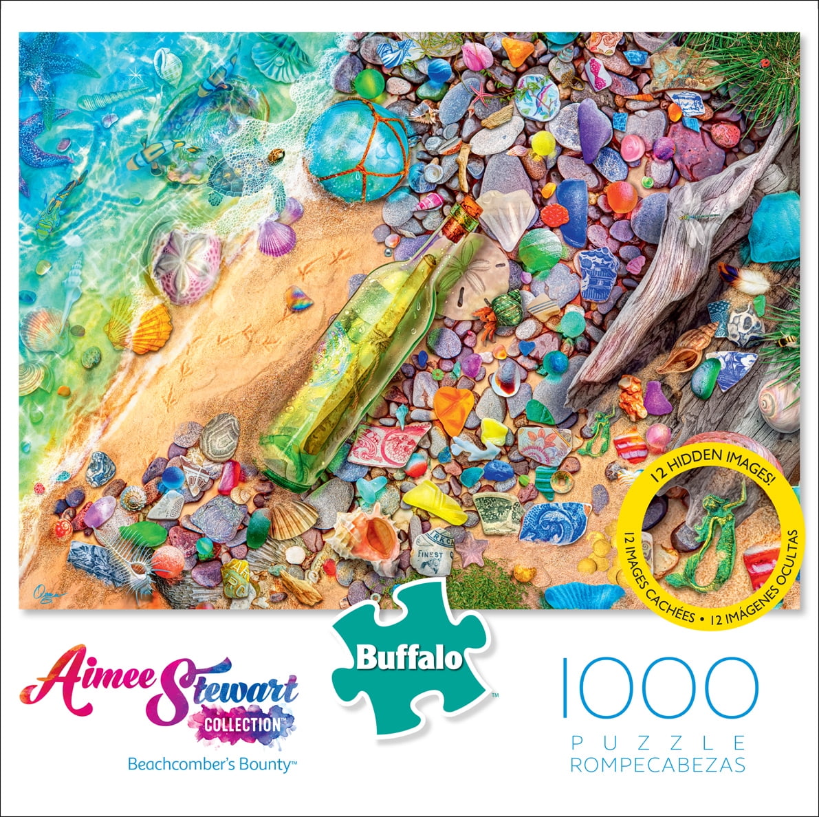 1000 Piece Jigsaw Puzzle with Hidden Images Buffalo Games Alpine Serenity