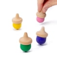 thumbnail image 4 of Biottro 30PCS Wooden Acorns Sorting Counting Toys with Storage Bag Montessori STEM Learning Toys for Toddlers 3+, 4 of 7
