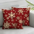 thumbnail image 3 of nygtbtfer Set of2 Christmas Pillow  Christmas Cushion Case Merry Christmas Winter Holiday Decor Christmas Throw Pillow Covers Decorative Farmhouse Christmas Cushion Covers White, 3 of 7