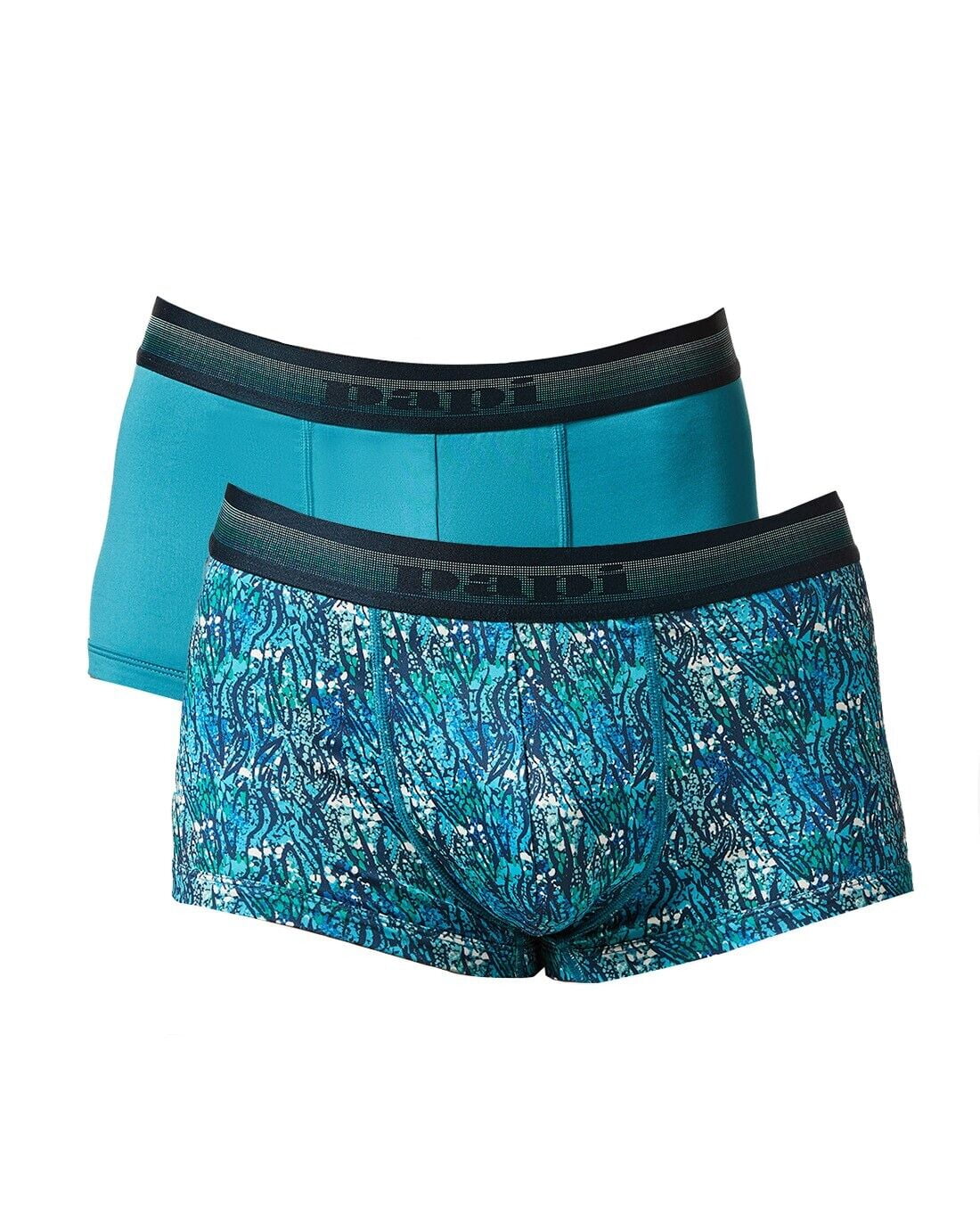 Papi 2-Pack Brazilian Trunk Underwear - UMPA107 (Crystal Teal/Blue Moon,  XL) 