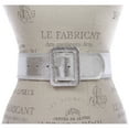 thumbnail image 3 of Women's 2 1/4" Wide High Waist Rectangular Stitch-edged Leather Belt, 3 of 4